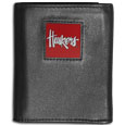 Nebraska Cornhuskers Leather Tri-fold Wallet